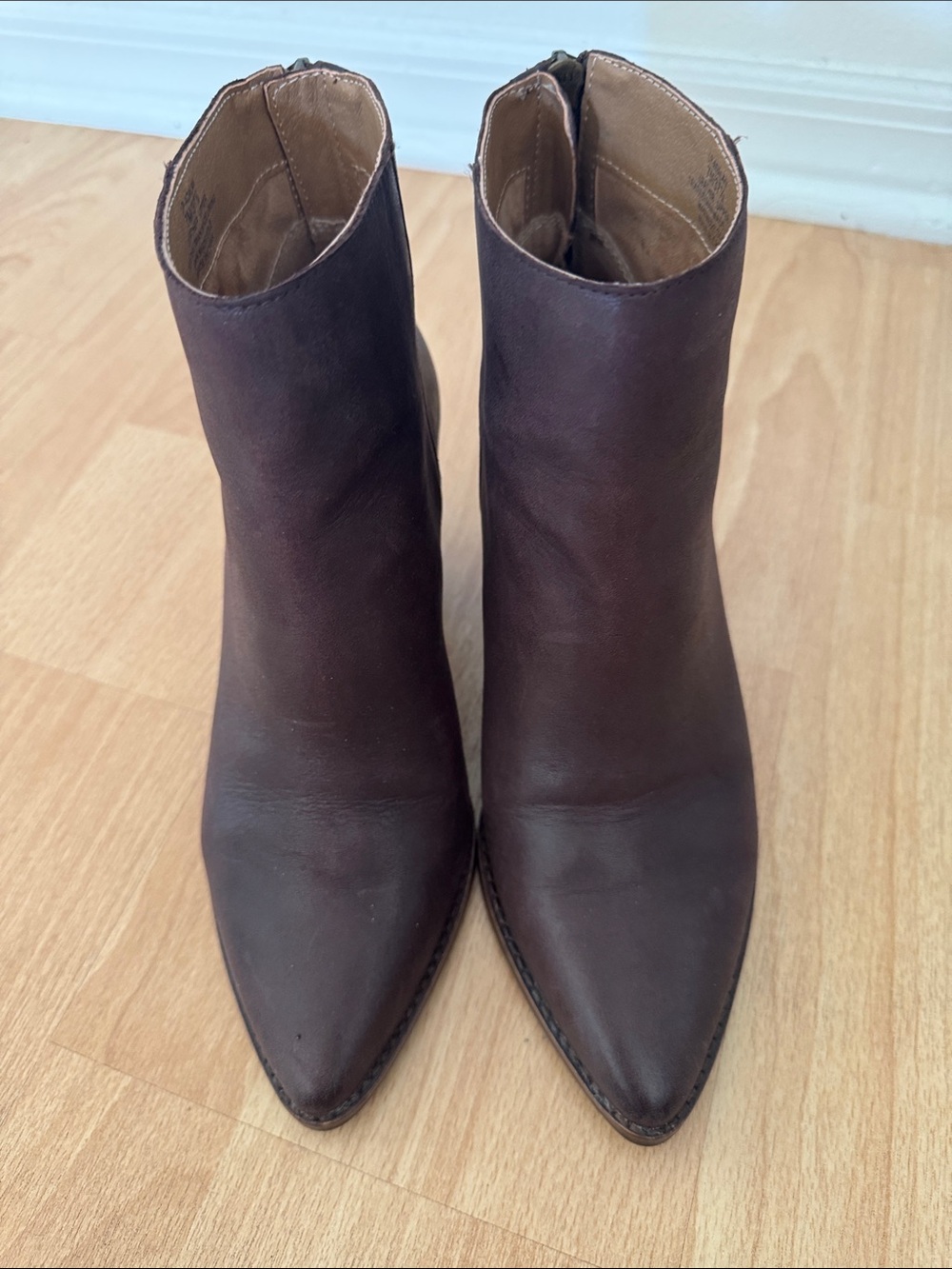 Lucky Brand Women’s Brown Leather Ankle Boots - Picture 5 of 5